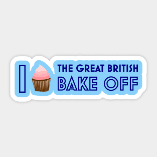I <3 the Great British Bake Off Sticker